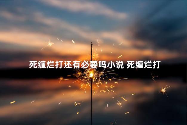 死缠烂打还有必要吗小说 死缠烂打